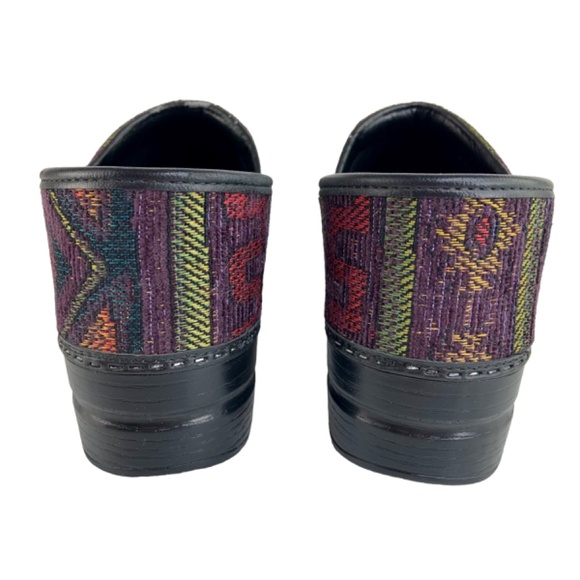 Dansko Shoes Dansko Tapestry Southwestern Closed Back Clogs Poshmark